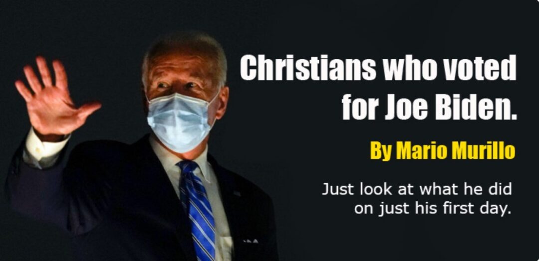 CHRISTIANS WHO VOTED FOR BIDEN